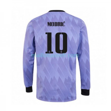 Maillot de Foot Real Madrid Modrić 10 Extérieur 2022-23 Manches Longues
